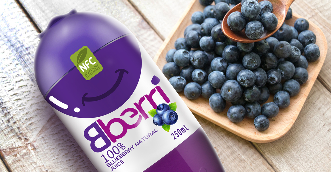 Bberri蓝莓汁 米克包装设计