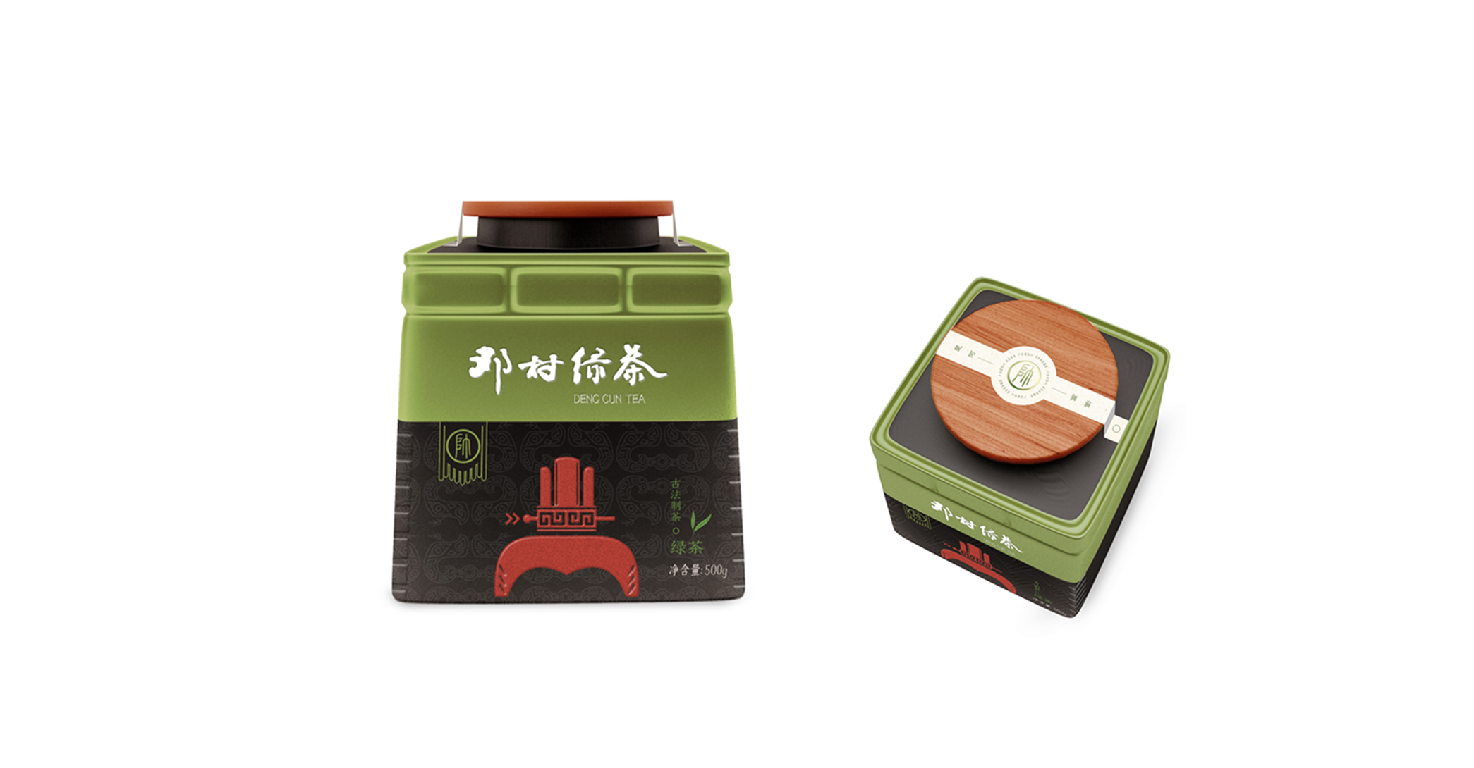 邓村绿茶 米克包装设计