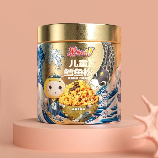 果仙多维儿童鳕鱼松包装设计