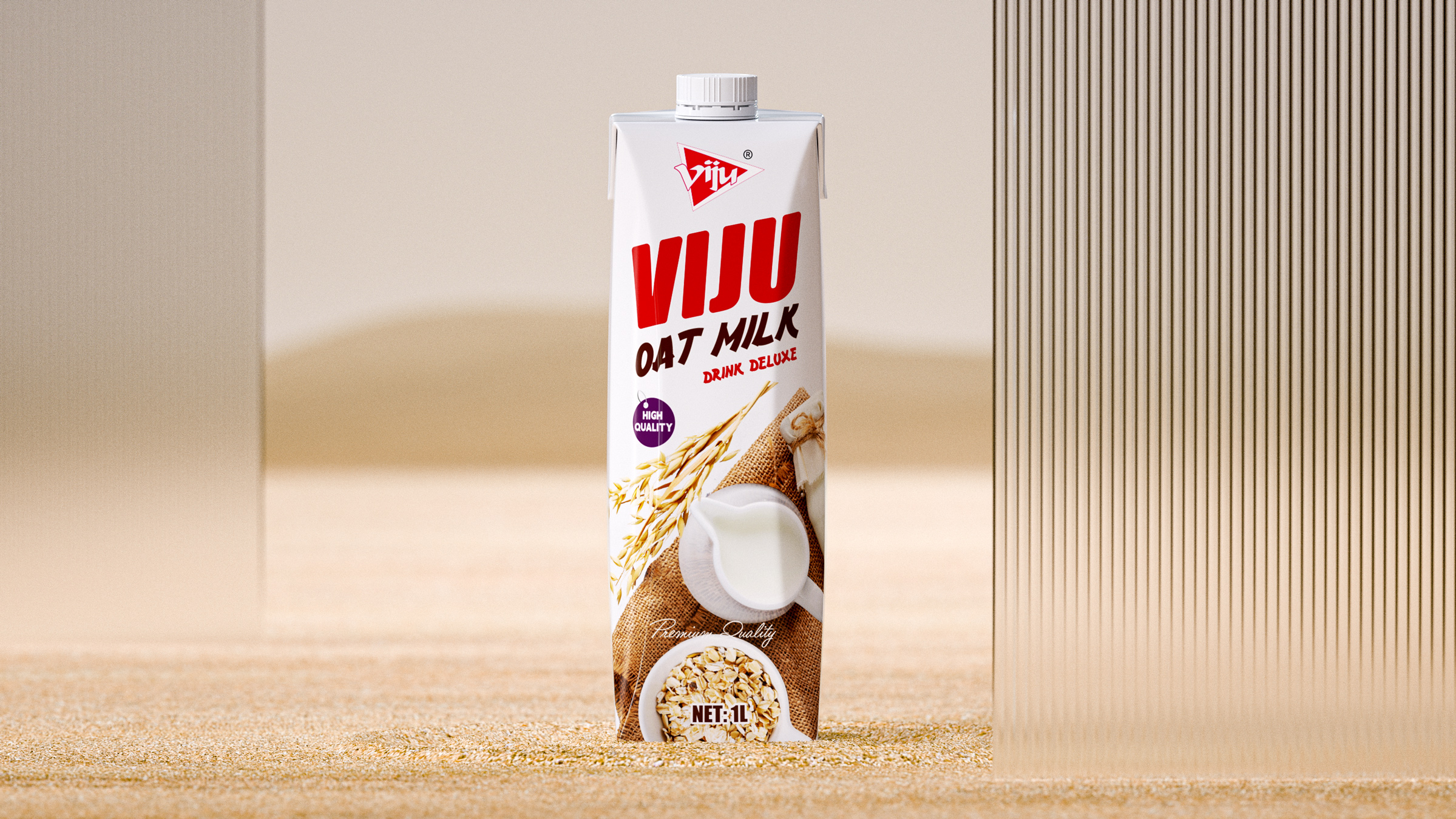 VIJU唯久燕麦奶包装设计 米克包装设计
