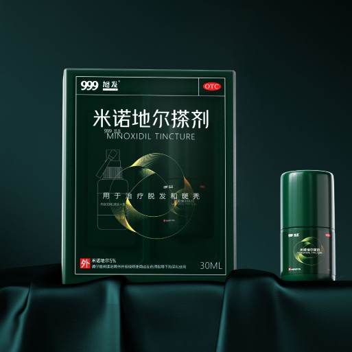 华润三九×旭发丨米诺地尔搽剂包装设计-药品包装设计