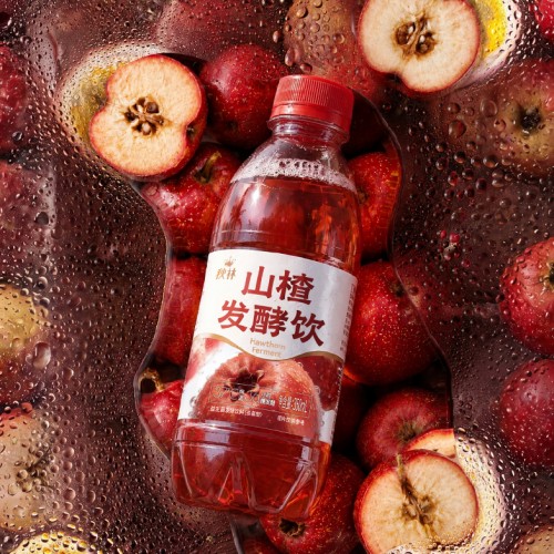 秋林丨山楂发酵饮饮品包装设计