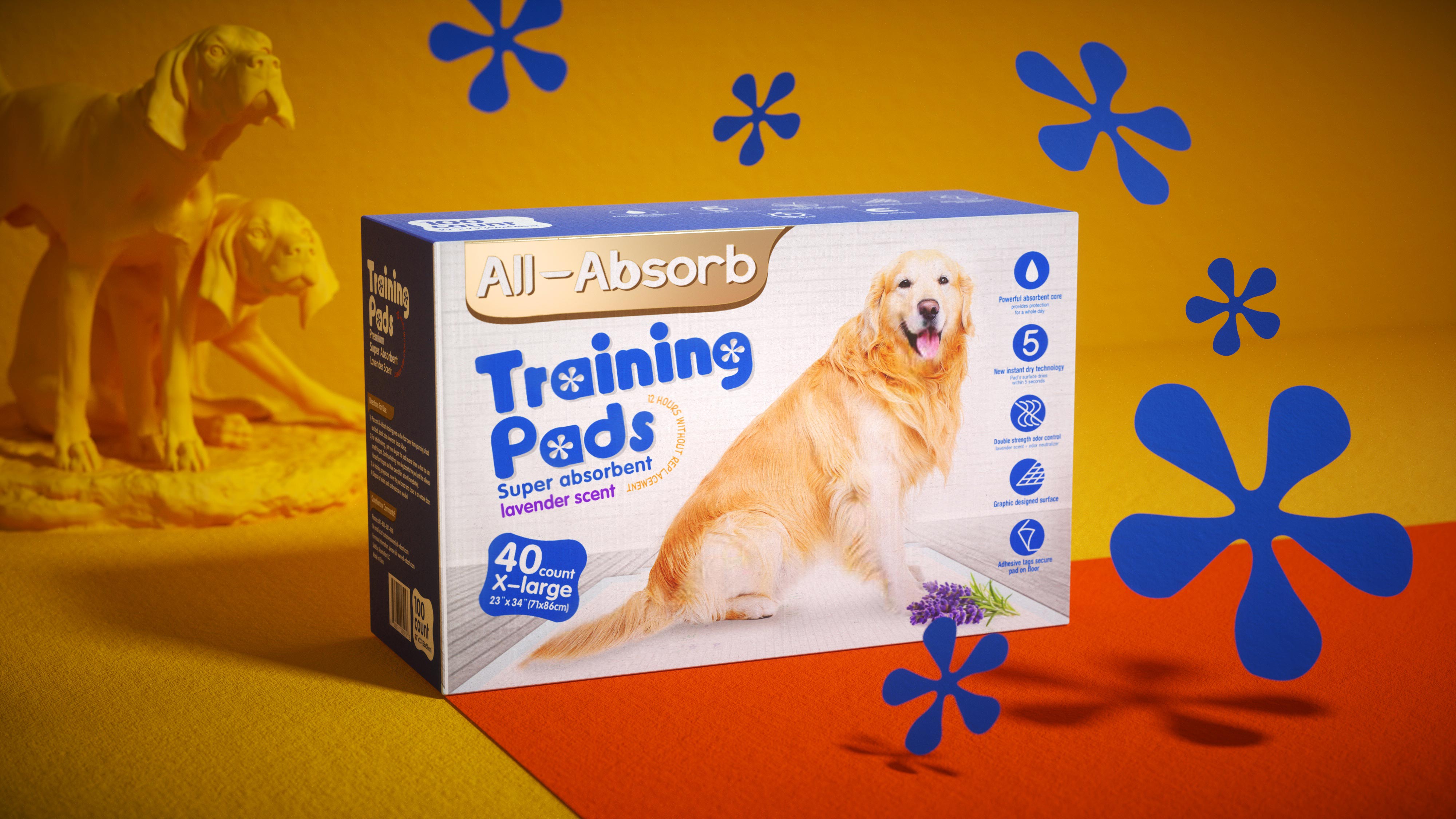 原创包装设计/芜湖悠派/ALL-Absorb宠物尿垫包装设计 米克包装设计